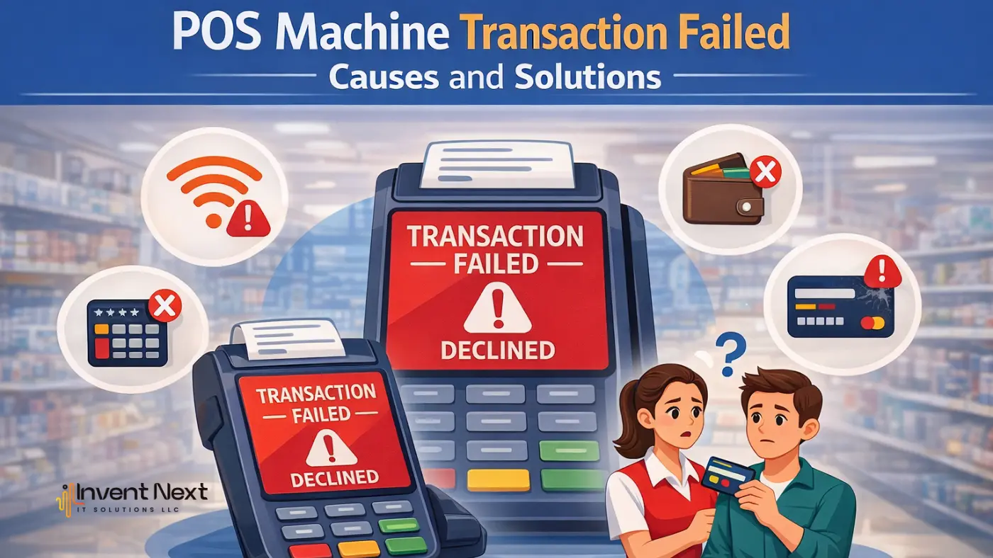 POS Machine Transaction Failed: Causes, Fixes & Prevention Tips